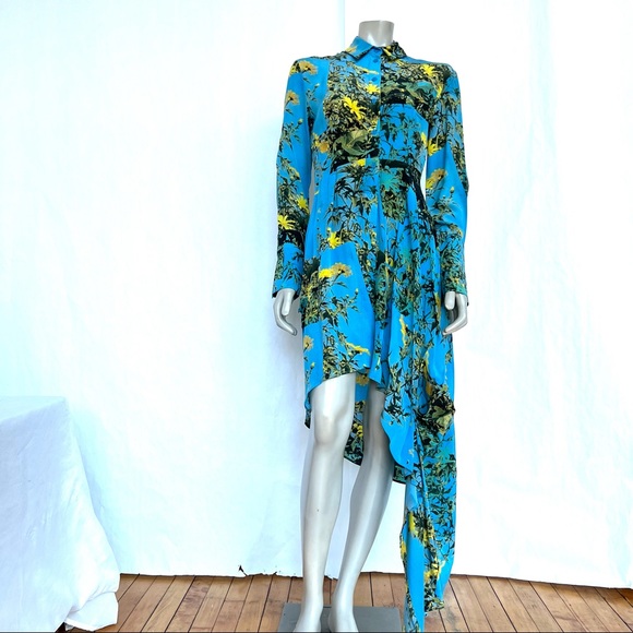 TOPSHOP floral Shirt Dress - Picture 9 of 16